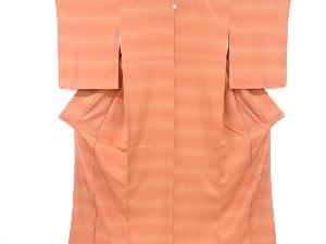 未使用品　仕立て上がり　作家物　大小霰模様一つ紋江戸小紋着物